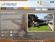 Tablet Screenshot of oceanecho.com